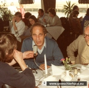 Walter Gröschler am 26. April 1984 beim Interview im "Wattkieker" in Harlesiel