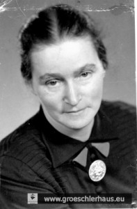 Helene Klüsener geb. Schwabe (1895 Oldenburg - 9. Febr. 1945 Suizid Jever), Foto von ca. 1938