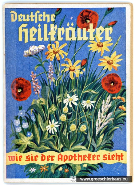 Umschlagstitel der Schrift „Deutsche Heilkräuter“ von 1936, als deren Autor die Deutsche Nationalbibliothek Ulrich Mamlok ansetzt. Archiv Gröschlerhaus