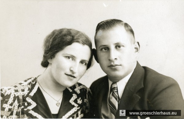 Arthur Solmitz (1914 - 1966) und seine Ehefrau Jenny geb. Kahn (1912 - 1944 Auschwitz) ca. 1939 in Amsterdam (Archiv H. Peters)